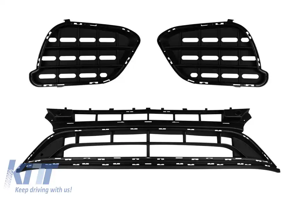 Bara frontală design A potrivită pentru Mercedes E-Class W213 sedan, S213 break 2016-2019, pentru modelul fără clapete active-image-6265751