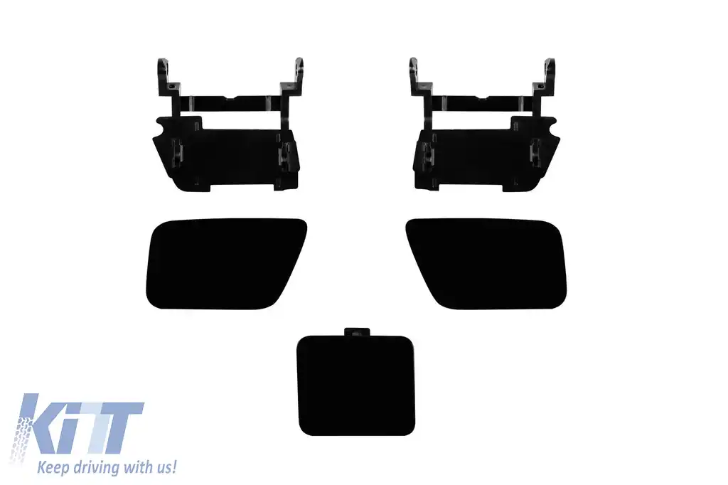 Bara frontală M tech potrivită pentru BMW Seria 5 E60, E61 2007-2010, cu PDC, fără proiectoare de ceață-image-6164293