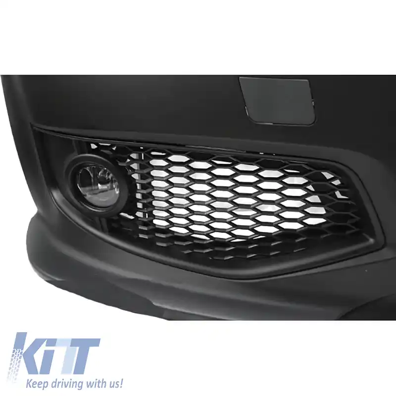 Bara frontală potrivită pentru Audi A3 8P 05-08 RS Look cu grilă negru lucios-image-6299086