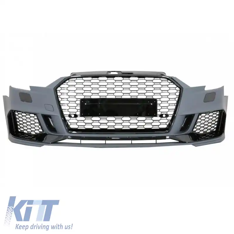 Bara frontală potrivită pentru Audi A3 8V 16-18 Sedan / Cabrio Facelift RS3 Look-image-6299077