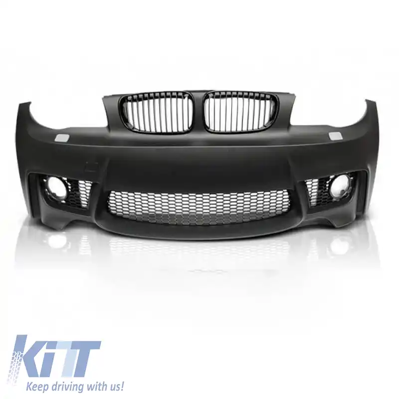 Bara frontală potrivită pentru BMW 1 E81/82/87/88 04-13 aspect 1M cu grile-image-6325567