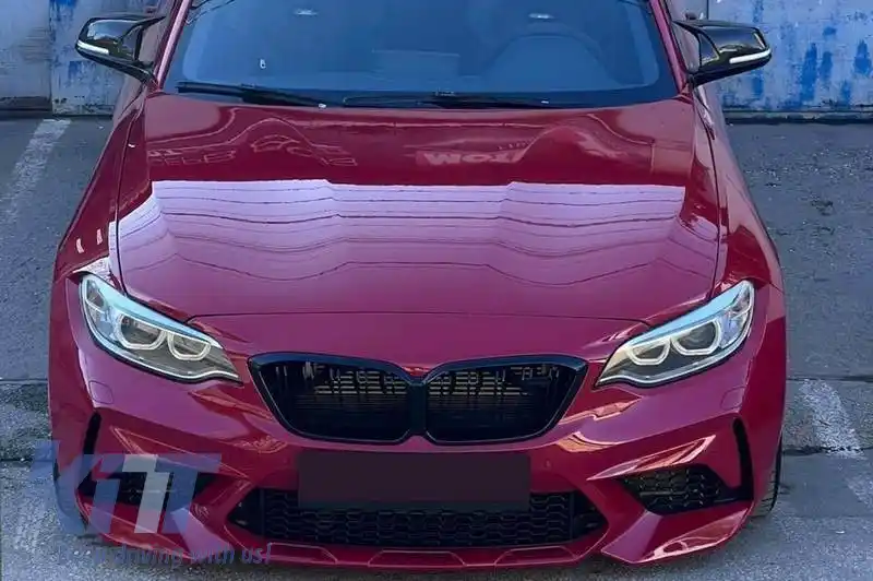 Bara frontală potrivită pentru BMW 2 F22 Coupe F23 Cabrio (2014-2017) aspect M2 Competition din plastic ABS-image-6324061