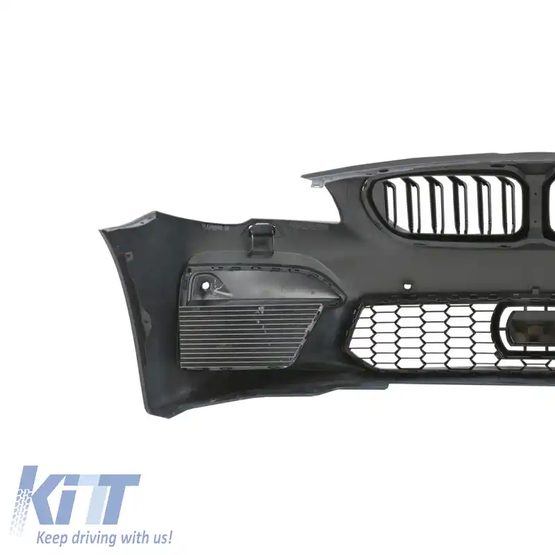 Bara frontală potrivită pentru BMW 5 F10 10-17 Look M5 F90/G30 cu grilă și PDC-image-6307385