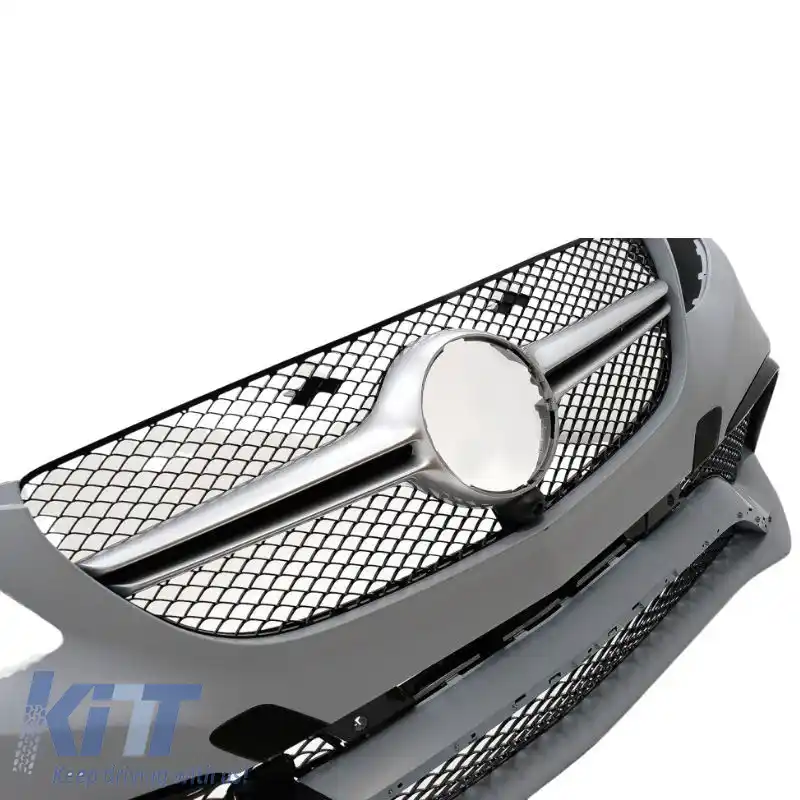 Bara frontală potrivită pentru Mercedes-Benz GLE Coupe C292 2015-2019 GLE63 Aspect Design cu Grilă-image-6310905