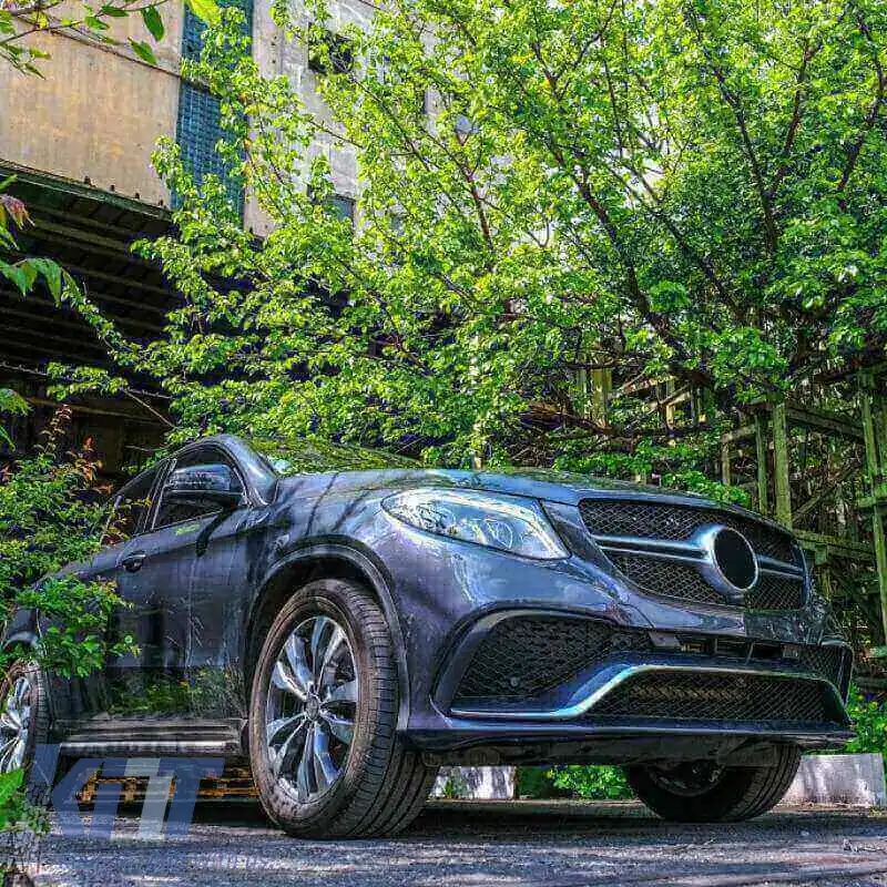 Bara frontală potrivită pentru Mercedes-Benz GLE Coupe C292 2015-2019 GLE63 Aspect Design cu Grilă-image-6310907