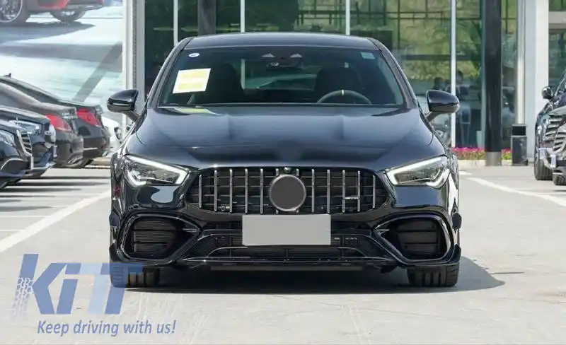 Bara frontală potrivită pentru Mercedes-Benz CLA C118 Sedan X118 Shooting Brake (2019-prezent) Aspect CLA45-image-6315751