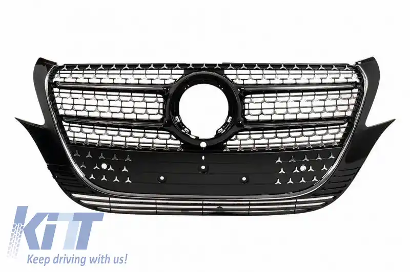Bara frontală potrivită pentru Mercedes-Benz Vito & V-Class W447 2014 Facelift W448 2025+ Aspect Design Line-image-6322300