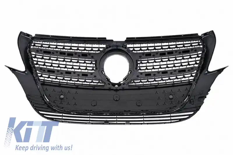 Bara frontală potrivită pentru Mercedes-Benz Vito & V-Class W447 2014 Facelift W448 2025+ Aspect Design Line-image-6322810
