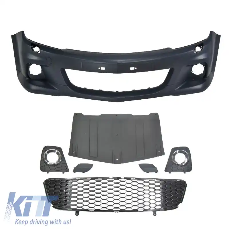 Bara frontală potrivită pentru Opel Astra H GTC 05-10 OPC Look Fabricată în Taiwan-image-6299162