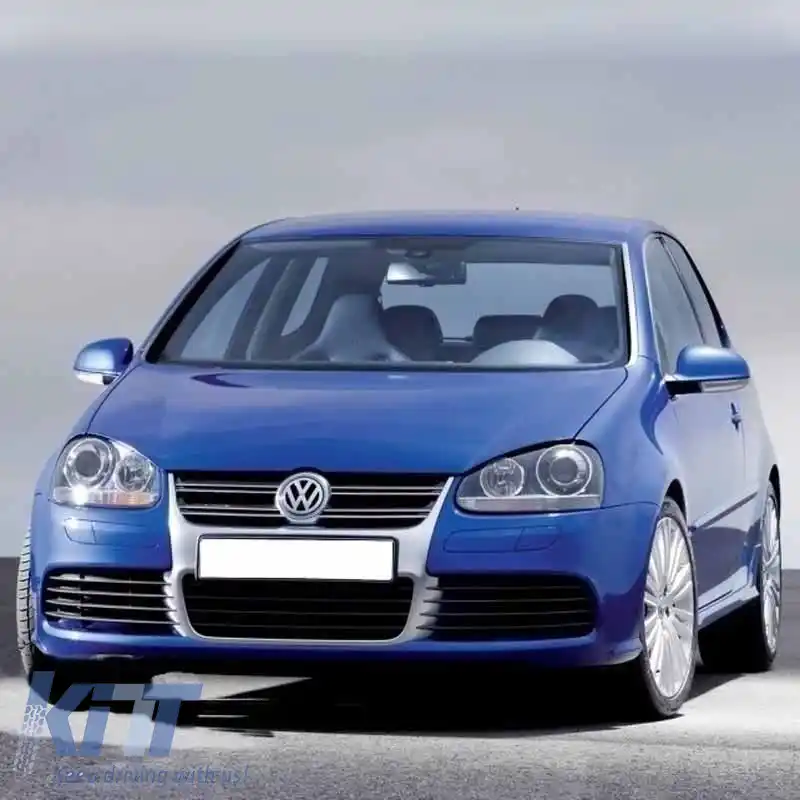 Bara frontală potrivită pentru VW Golf V (5) 03-08 / Jetta 05-10 Aspect R32 cu grilaj cromat-image-6289843