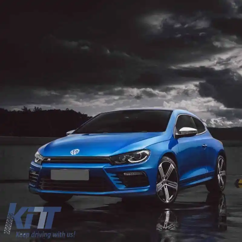 Bara frontală potrivită pentru VW Scirocco 14-17 Facelift R20 Look cu DRL-image-6293984