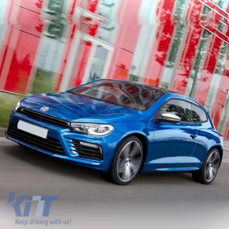 Bara frontală potrivită pentru VW Scirocco 14-17 Facelift R20 Look cu DRL-image-6293988
