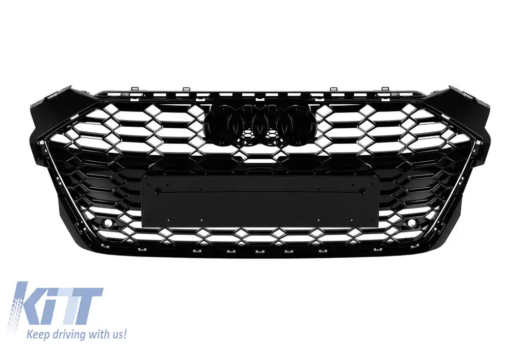 Bara frontală RS5 potrivită pentru Audi A5 Sportback, Coupe, Cabrio 2020-2024-image-6164352