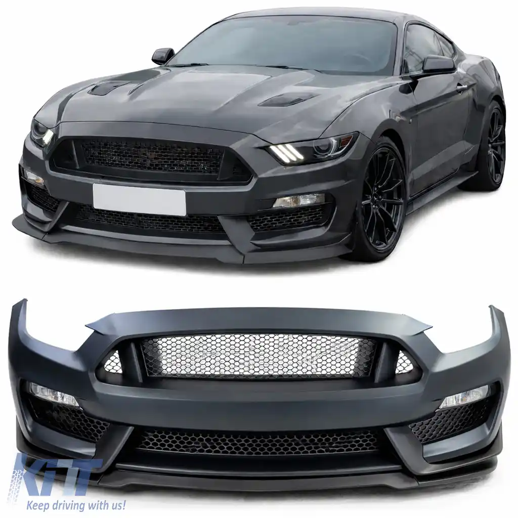 Bara frontală Shelby GT350 + accesorii potrivite pentru Ford Mustang 6 Coupe Convertible 14-17