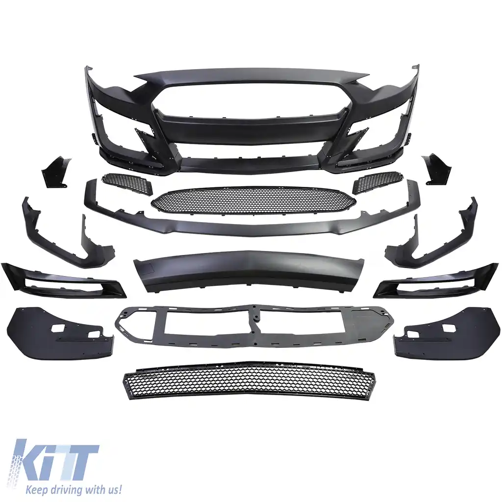 Bara frontală Shelby GT500 + accesorii potrivite pentru Ford Mustang VI Coupe Cabriolet 18-23-image-6202487