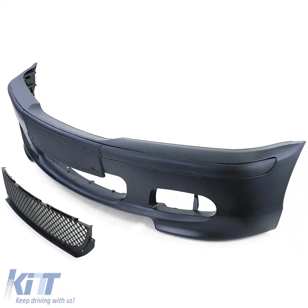 Bara frontală sport + ABE + lumini de ceață fumurii, potrivită pentru BMW E46 sedan touring LCI-image-6210174