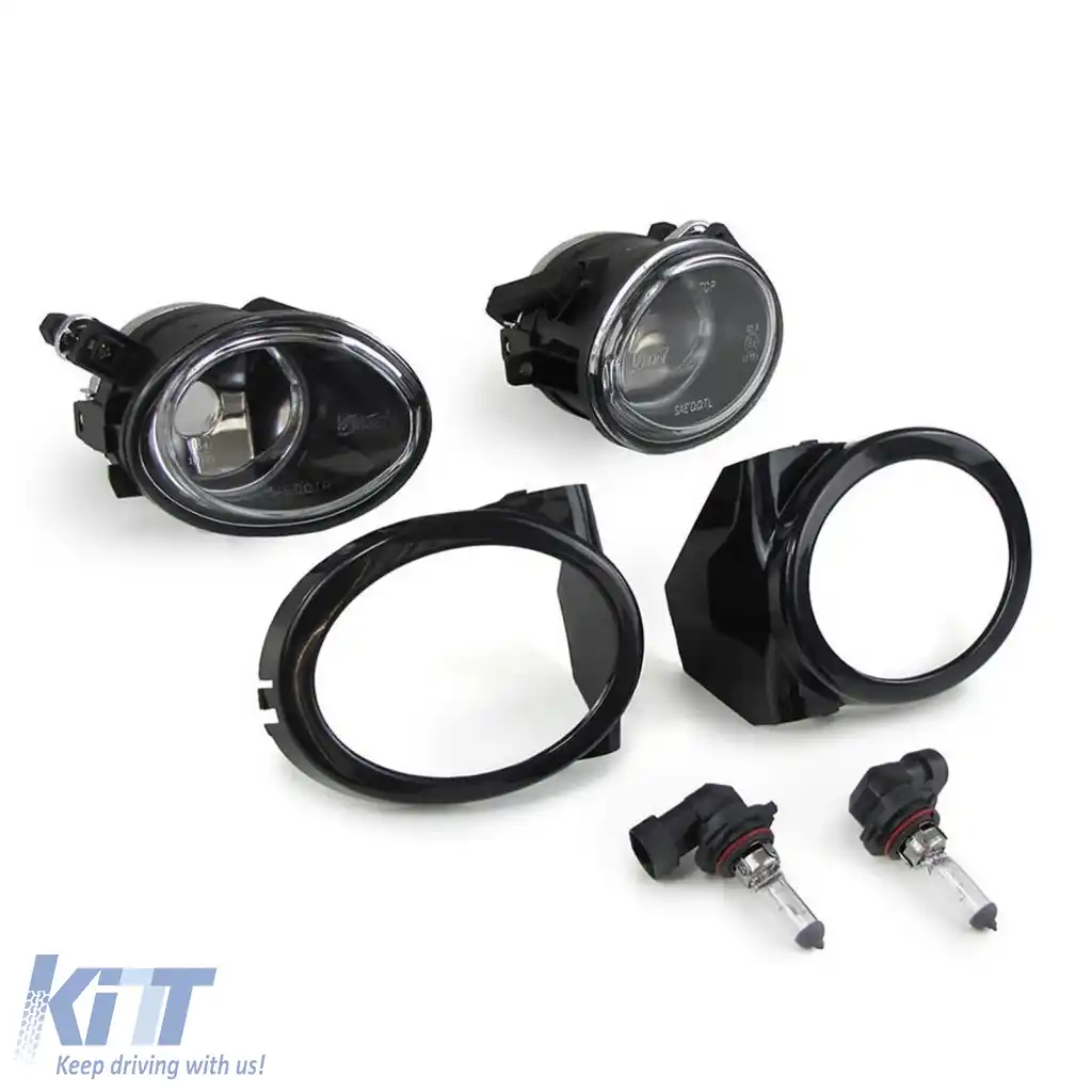 Bara frontală sport + ABE + lumini de ceață clare, potrivită pentru BMW E46 Sedan Touring LCI-image-6328164