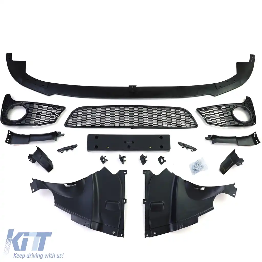 Bara frontală sport + buza spoilerului potrivită pentru BMW Seria 3 F30 F31 F80 11-19-image-6198374