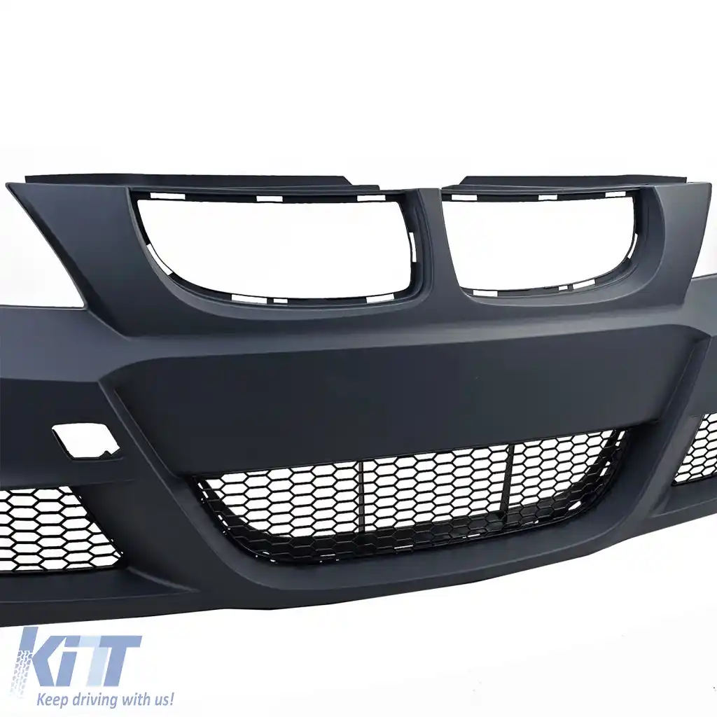 Bara frontală sport cu aspect facelift + grilă potrivită pentru BMW Seria 3 E90 E91 05-08-image-6278323