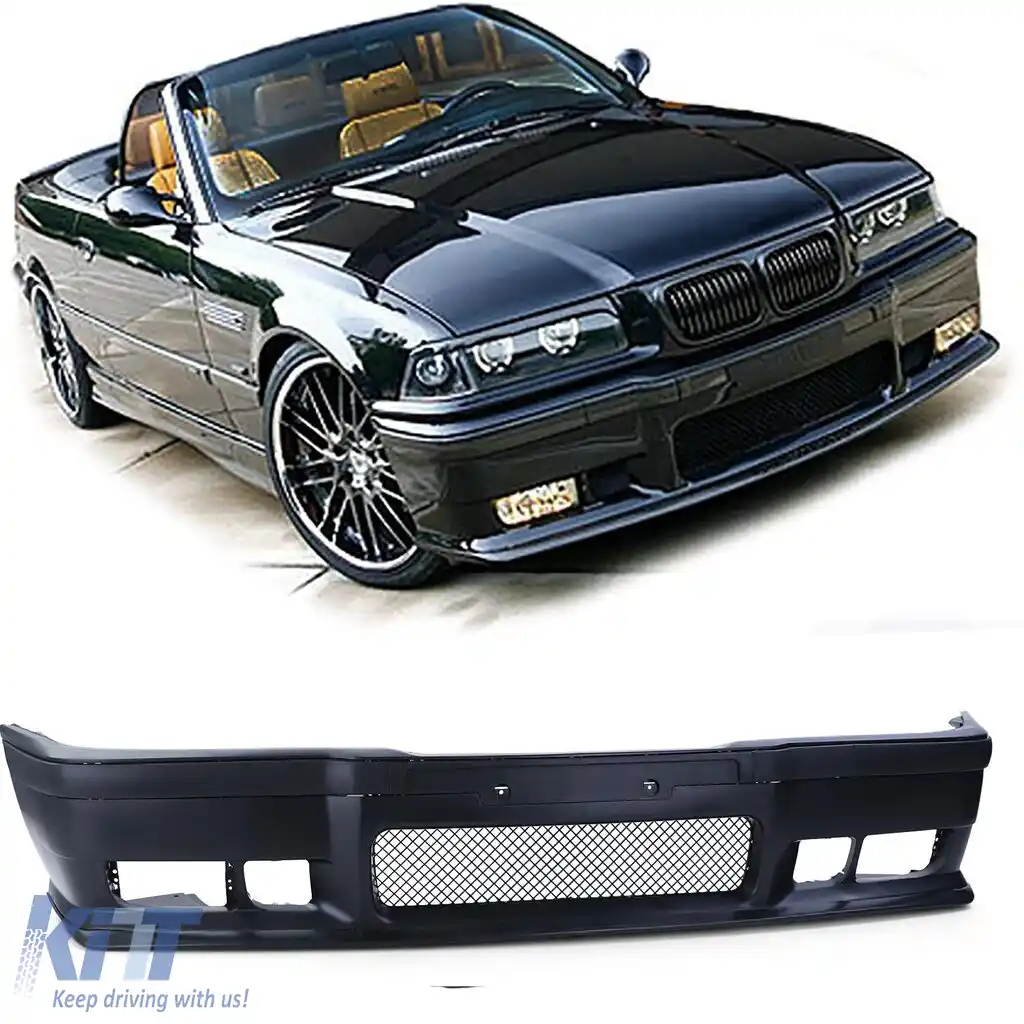 Bara frontală sport cu buza spoiler și ABE potrivită pentru BMW Seria 3 E36 90-99