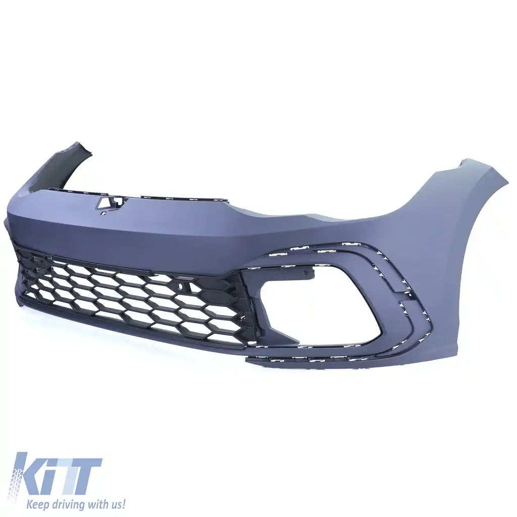 Bara frontală sport cu grilă și lumini de ceață LED, potrivită pentru VW Golf 8, inclusiv GTI din 19-image-6277955