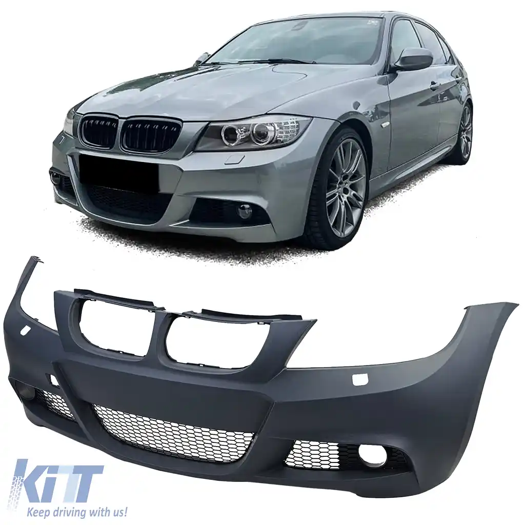 Bara frontală sport potrivită pentru BMW Seria 3 E90 E91 08-13 LCI