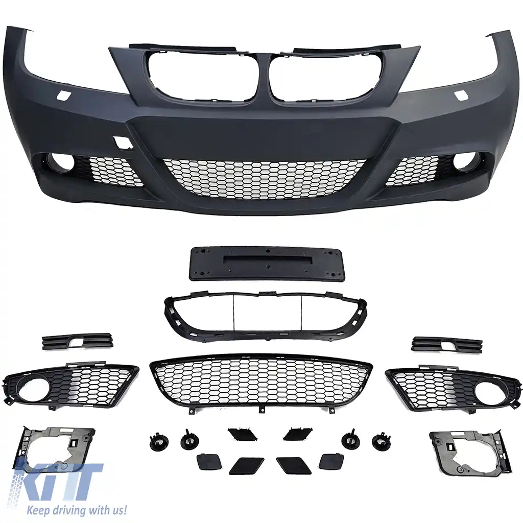 Bara frontală sport potrivită pentru BMW Seria 3 E90 E91 08-13 LCI-image-6201562