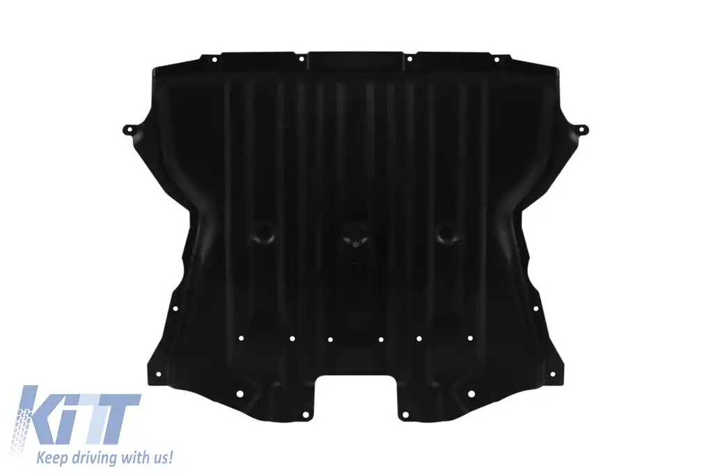 Bara frontală tip M5 potrivită pentru BMW Seria 5 G30, G31 2017-2019, cu grilaj pentru ACC, cu deschideri pentru PDC-image-6231677