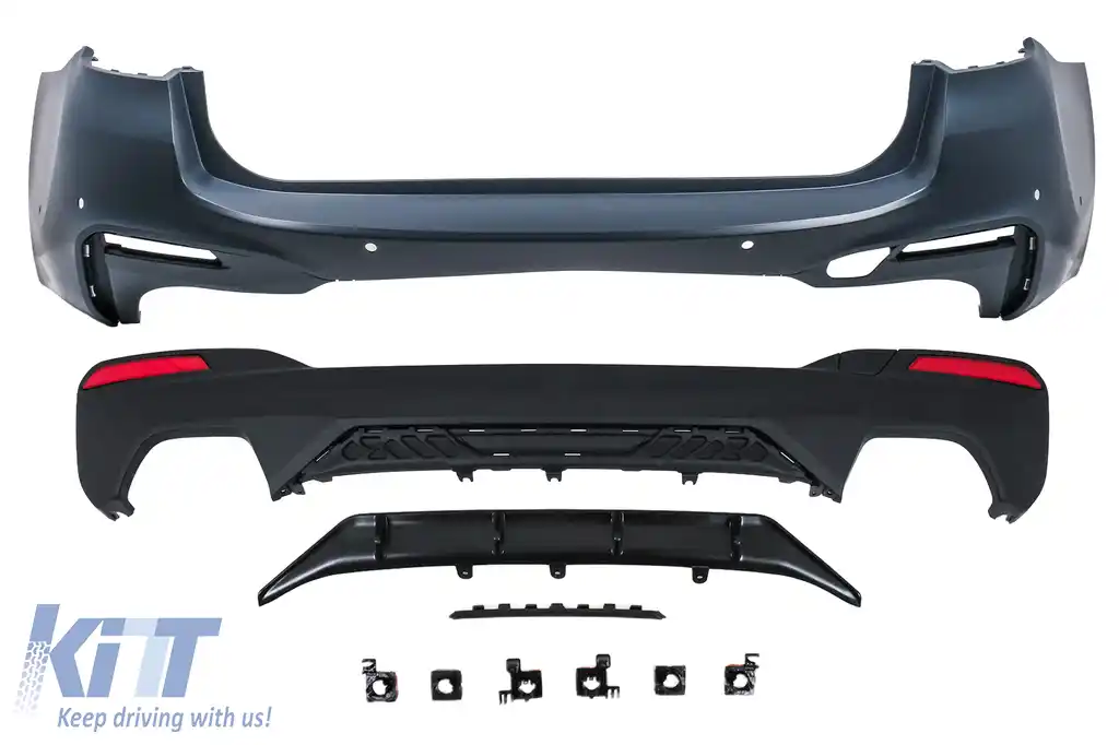 image-5-Bara Spate compatibil cu BMW Seria 5 G31 Touring (2017-2019) M-Technik Design