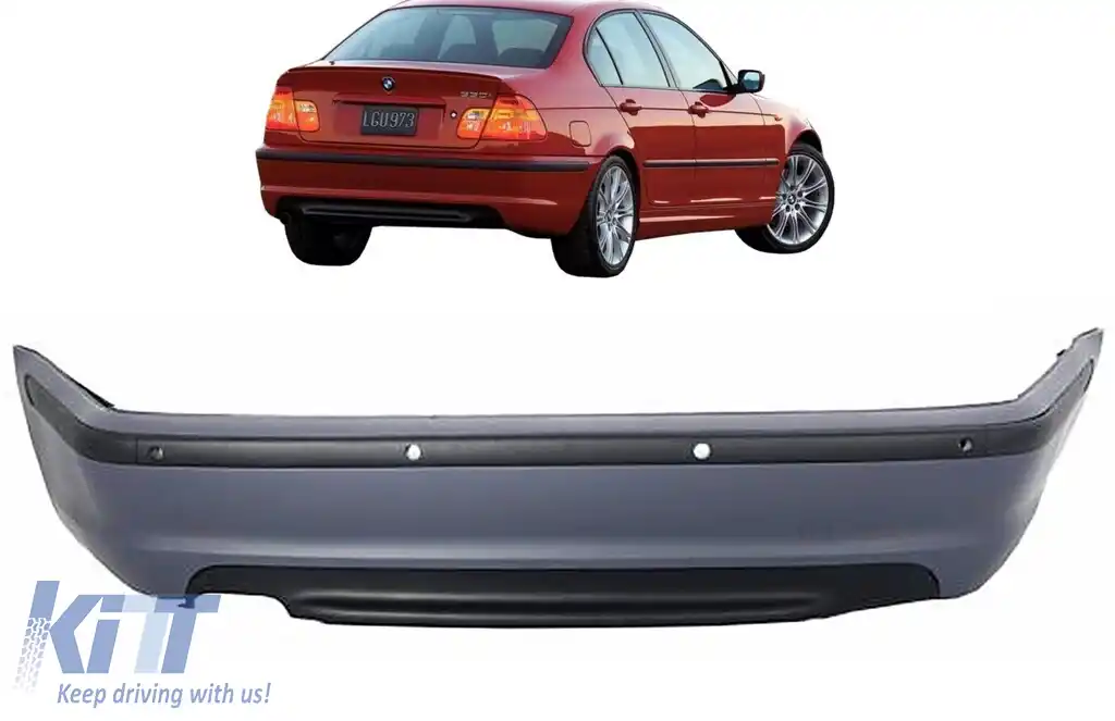 Bara Spate compatibila cu BMW Seria 3 E46 (1998-2004) M-technik Design Cu Gauri PDC