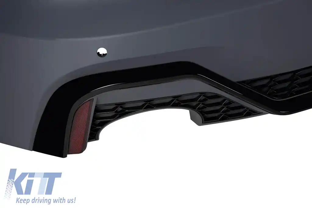 Bara Spate cu ornamente evacuare compatibil cu Audi A6 C8 4K Sedan (2018-Up) RS Design-image-6328458