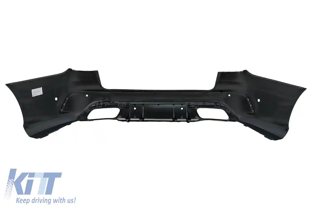 Bara Spate cu Ornamente tobe Negru compatibil cu Mercedes C-Class S205 T-Modell Touring (2014-2020) C63 Design-image-6062321