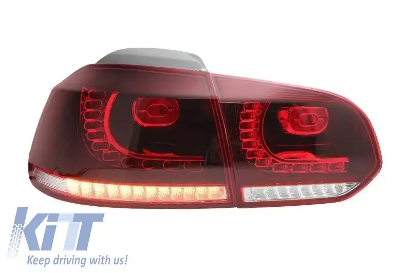 Bara Spate cu Sistem de Evacuare Stopuri Full LED si Praguri Laterale compatibil cu VW Golf 6 VI (2008-2013) R20 Look-image-6051029