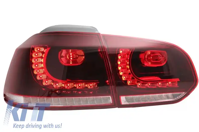 Bara Spate cu Sistem de Evacuare Stopuri Full LED si Praguri Laterale compatibil cu VW Golf 6 VI (2008-2013) R20 Look-image-6051033