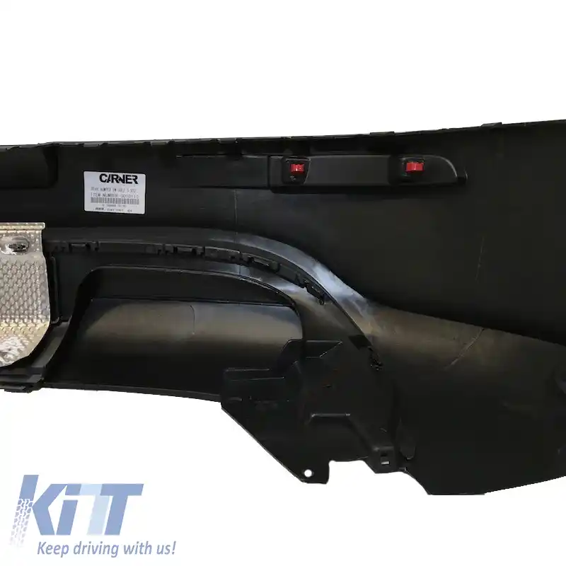 Bara spate potrivită pentru VW Golf V (5) 03-08 Look R32 cu rezistență la căldură-image-6298882
