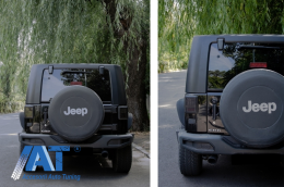 Bara Spate si Sistem de evacuare dubla compatibil cu Jeep Wrangler Rubicon JK (2007-2017)-image-6075965