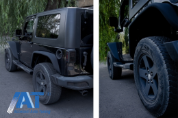 Bara Spate si Sistem de evacuare dubla compatibil cu Jeep Wrangler Rubicon JK (2007-2017)-image-6075967