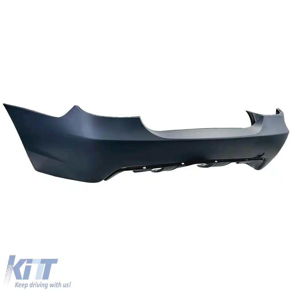 Bara spate sport + difuzor spate lucios potrivit pentru BMW E60 sedan 03-07-image-6264030