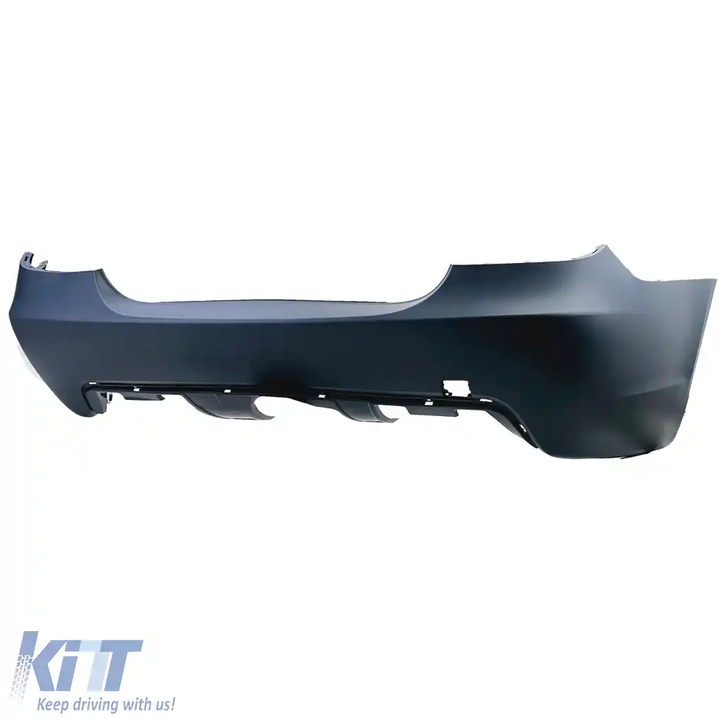 Bara spate sport + difuzor spate lucios potrivit pentru BMW E60 sedan 03-07-image-6264032