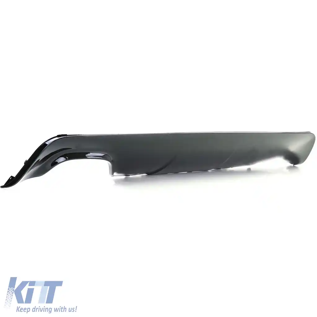 Bara spate sport + difuzor spate lucios potrivit pentru BMW E60 sedan 03-07-image-6264036