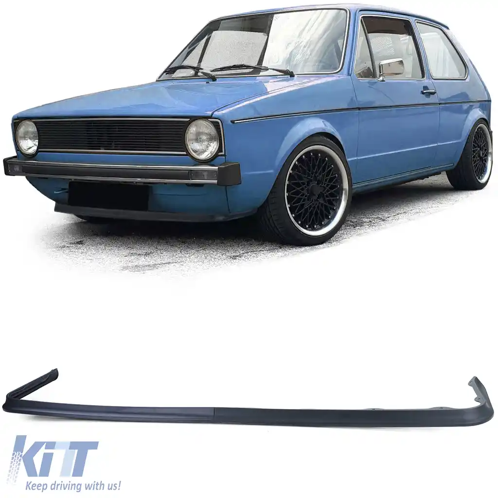 Bara spoiler frontal îngustă, potrivită pentru VW Golf 1 74-83 + Cabrio Jetta Caddy 1