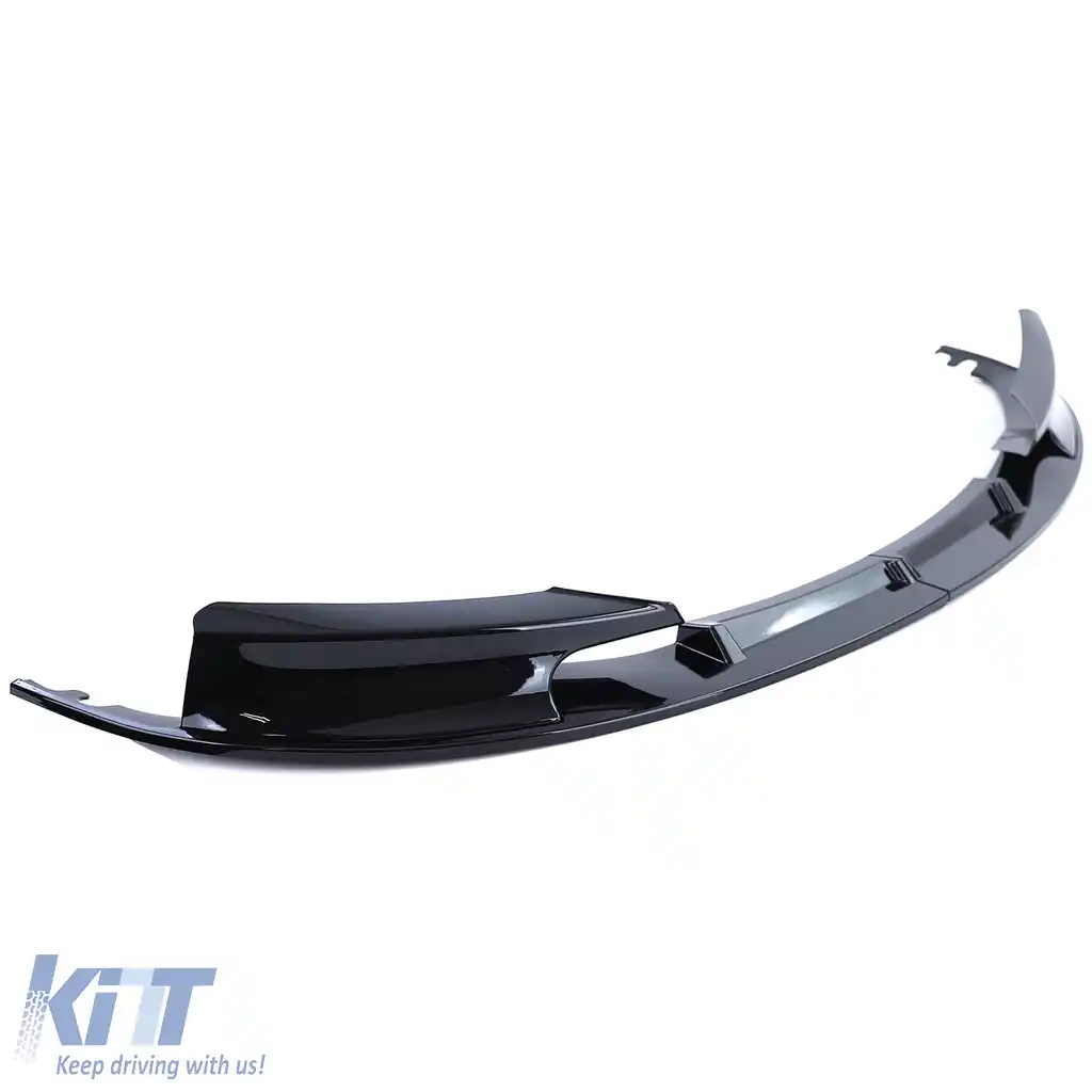 Bara spoiler frontal lip neagră lucioasă, potrivită pentru BMW Seria 3 F30 F31 2015-2019-image-6197196