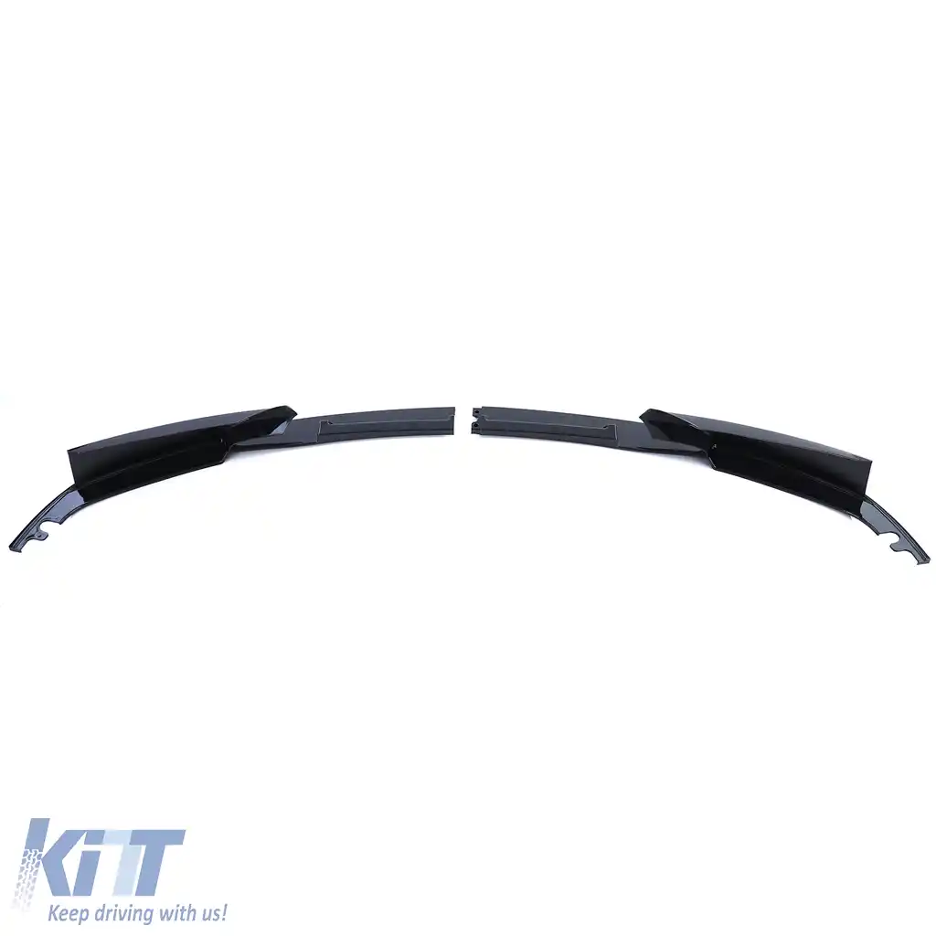 Bara spoiler frontal lip neagră lucioasă, potrivită pentru BMW Seria 3 F30 F31 2015-2019-image-6197198
