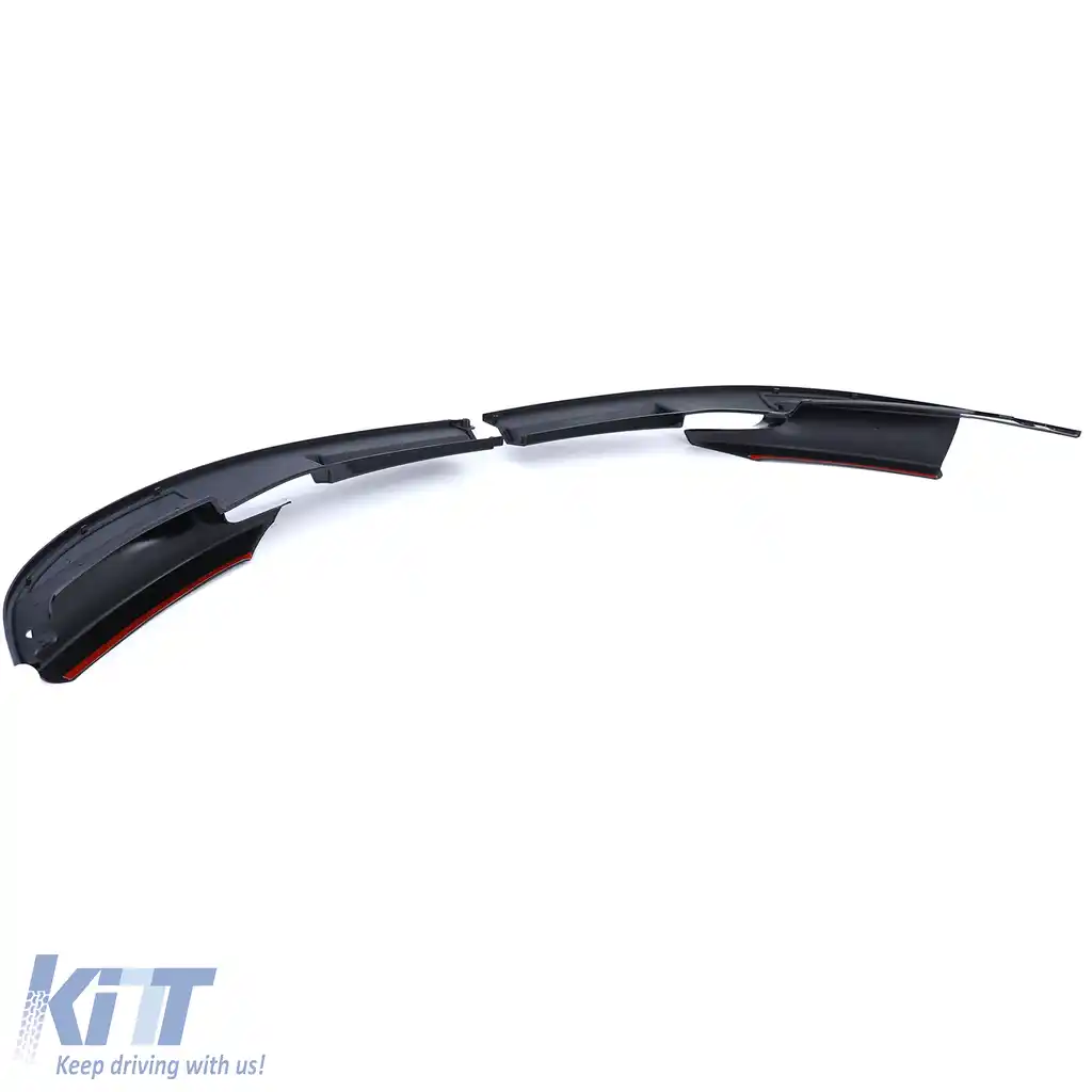 Bara spoiler frontal lip neagră lucioasă, potrivită pentru BMW Seria 3 F30 F31 2015-2019-image-6197199