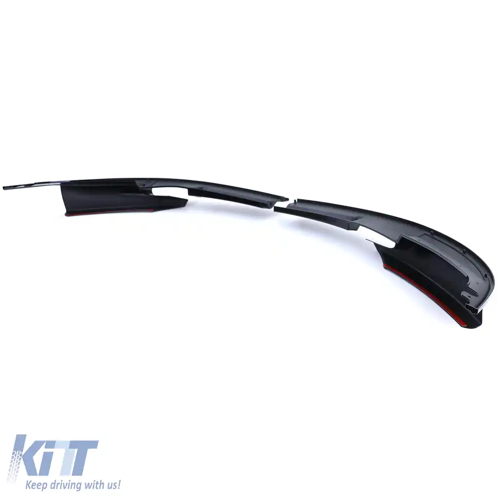 Bara spoiler frontal lip neagră lucioasă, potrivită pentru BMW Seria 3 F30 F31 2015-2019-image-6197200