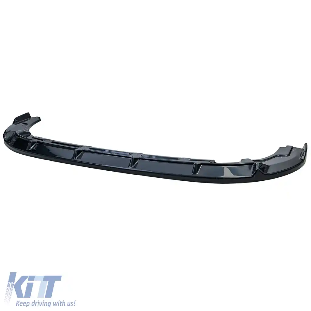 Bara spoiler frontal lucios negru potrivită pentru VW T7 Bus Transporter din 2024-image-6211110