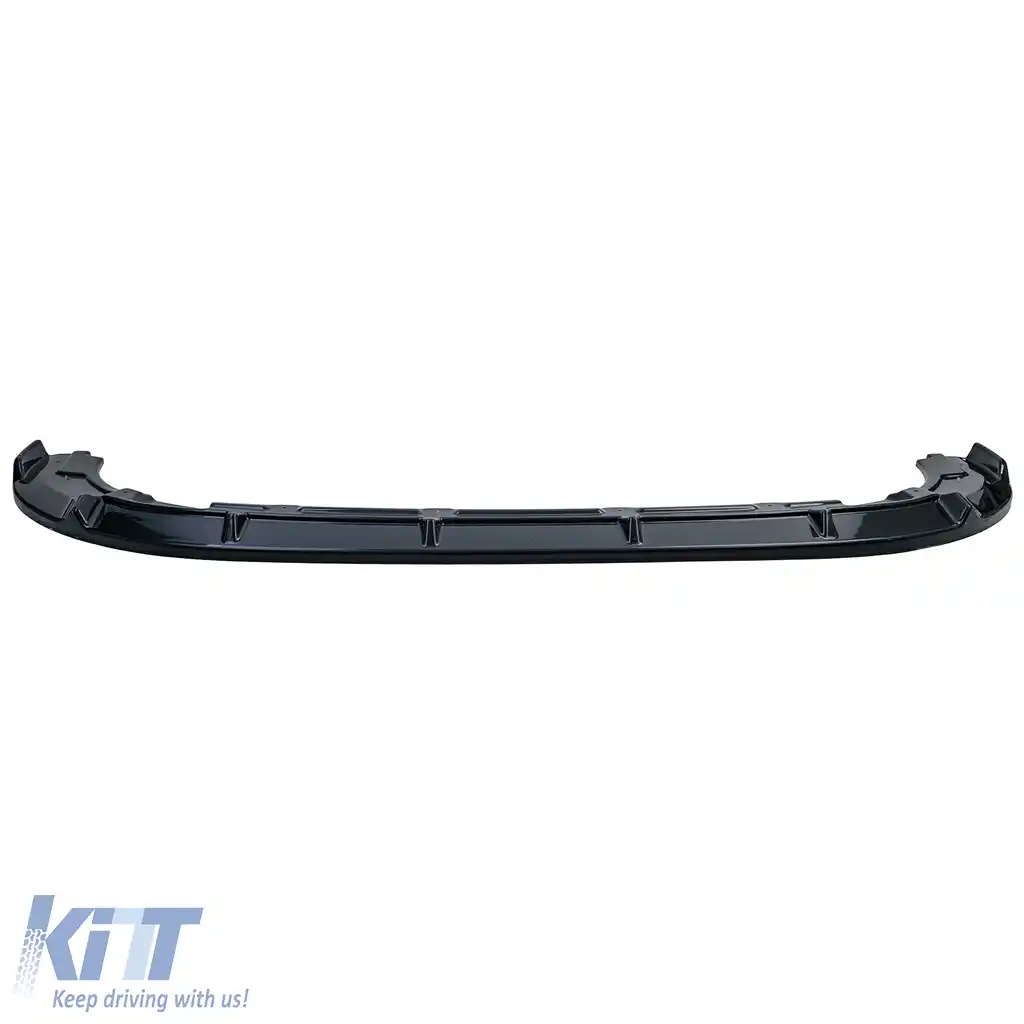 Bara spoiler frontal lucios negru potrivită pentru VW T7 Bus Transporter din 2024-image-6211111