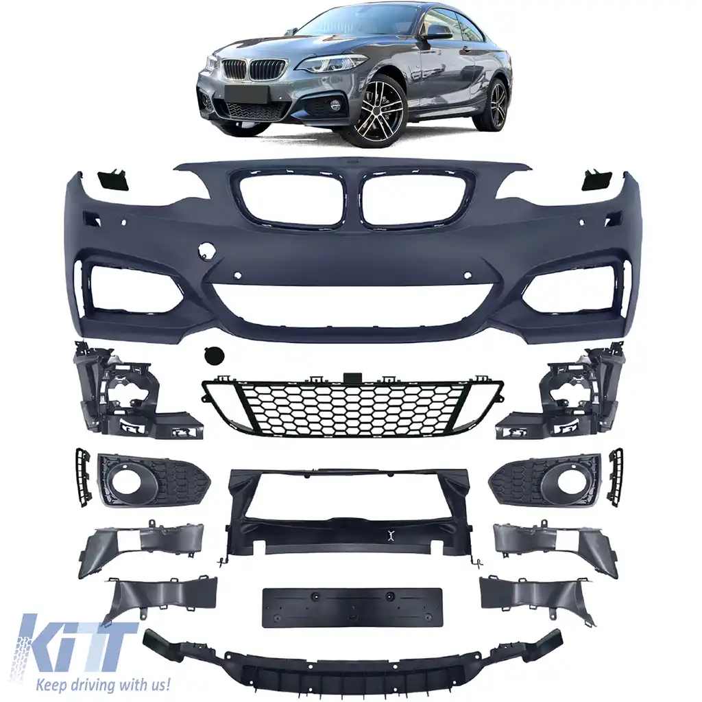 image-53-Bara sport frontal Sport 2 cu accesorii potrivită pentru BMW Seria 2 F22 F23 13-17
