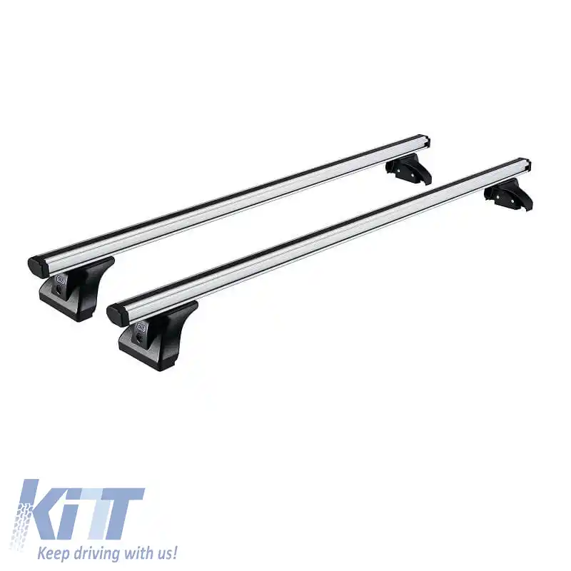 Bare de acoperiș din aluminiu CRUZ 924-093 Alu Cargo AF-158cm Argintii 2 bucăți-image-6304043