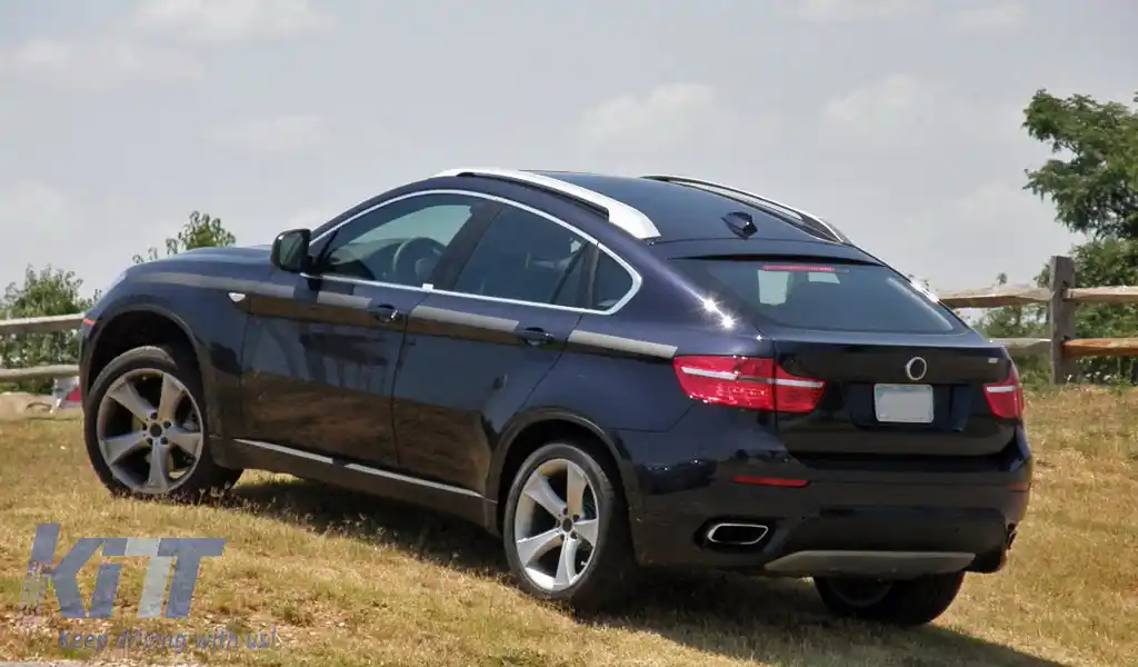 Bare Decorative Portbagaj Longitudinale compatibil cu BMW X6 E71 E72 (2008-2015)-image-6078986